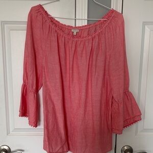 Talbots off the shoulder tunic